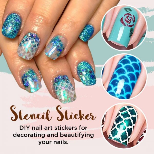 Nailart – Šabloni za nokte (144 komada) slider