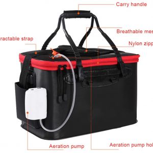 Foldable fishing bucket – Sklopiva ribarska torba 03