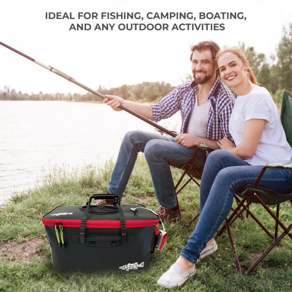 Foldable fishing bucket – Sklopiva ribarska torba slider