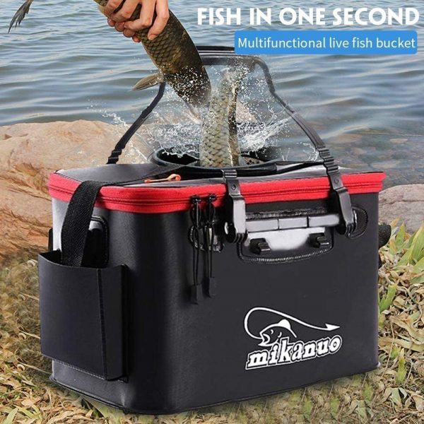 Foldable fishing bucket – Sklopiva ribarska torba