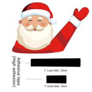 Santa Wiper Sticker – Naljepnica Djeda Božićnjaka 03